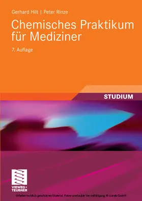 Hilt / Rinze |  Chemisches Praktikum für Mediziner | eBook | Sack Fachmedien
