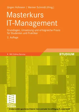 Hofmann / Schmidt | Masterkurs IT-Management | E-Book | sack.de