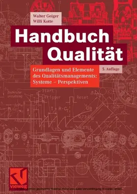 Geiger / Kotte |  Handbuch Qualität | eBook | Sack Fachmedien