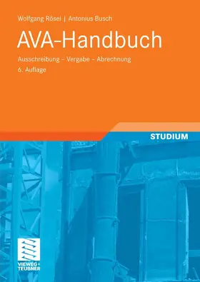 Rösel / Busch |  AVA-Handbuch | eBook | Sack Fachmedien