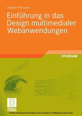 Thesmann | Einführung in das Design multimedialer Webanwendungen | E-Book | sack.de