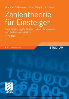 Bartholome / Rung / Kern |  Zahlentheorie für Einsteiger | eBook | Sack Fachmedien