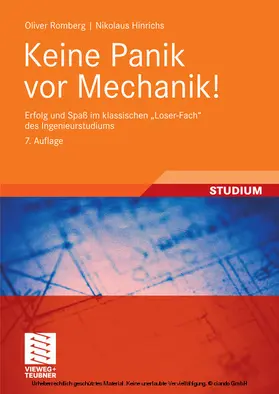 Romberg / Hinrichs |  Keine Panik vor Mechanik! | eBook | Sack Fachmedien