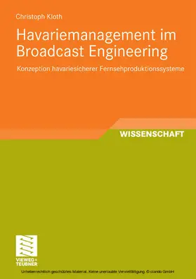 Kloth | Havariemanagement im Broadcast Engineering | E-Book | sack.de