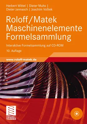 Wittel / Muhs / Jannasch |  Roloff/Matek Maschinenelemente Formelsammlung | eBook | Sack Fachmedien
