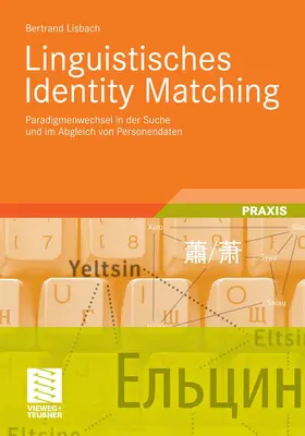 Lisbach |  Linguistisches Identity Matching | eBook | Sack Fachmedien