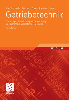 Kerle / Corves / Hüsing |  Getriebetechnik | eBook | Sack Fachmedien