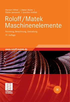 Wittel / Muhs / Jannasch |  Roloff/Matek Maschinenelemente | eBook | Sack Fachmedien