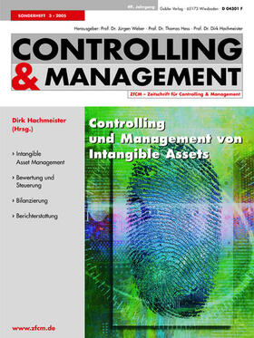 Hachmeister / Weber / Hess |  Controlling und Management von Intangible Assets | Buch |  Sack Fachmedien