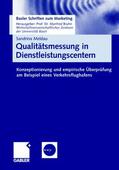 Meldau |  Meldau, S: Qualitätsmessung in Dienstleistungscentern | Buch |  Sack Fachmedien