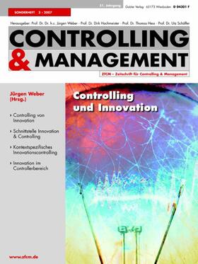Weber |  Controlling und Innovation | Buch |  Sack Fachmedien