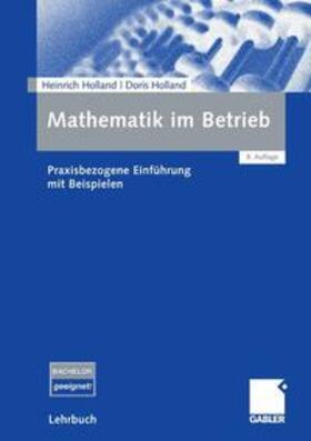 Holland | Mathematik im Betrieb | Buch | 978-3-8349-0750-9 | sack.de