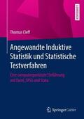 Cleff |  Angewandte Induktive Statistik und Statistische Testverfahren | Buch |  Sack Fachmedien