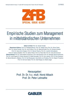 Letmathe / Albach |  Empirische Studien zum Management in mittelständischen Unternehmen | Buch |  Sack Fachmedien