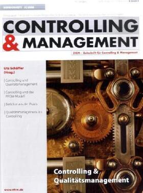 Schäffer | Controlling & Qualitätsmanagement | Buch | 978-3-8349-0819-3 | sack.de