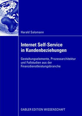 Salomann |  Internet Self-Service in Kundenbeziehungen | Buch |  Sack Fachmedien