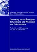 Bouncken / Jochims / Küsters |  Steuerung versus Emergenz: Entwicklung und Wachstum von Unte | Buch |  Sack Fachmedien