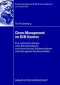 Tecklenburg |  Tecklenburg, T: Churn-Management im B2B-Kontext | Buch |  Sack Fachmedien