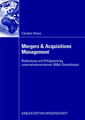 Hinne |  Mergers & Acquisitions Management | Buch |  Sack Fachmedien