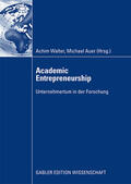 Walter / Auer |  Academic Entrepreneurship | Buch |  Sack Fachmedien