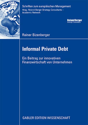 Bizenberger |  Bizenberger, R: Informal Private Debt | Buch |  Sack Fachmedien