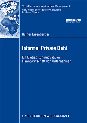 Bizenberger |  Informal Private Debt | Buch |  Sack Fachmedien