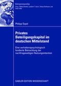 Espel |  Espel, P: Privates Beteiligungskapital im deutschen Mittelst | Buch |  Sack Fachmedien