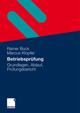 Klopfer / Buck | Betriebsprüfung | Buch | 978-3-8349-1300-5 | sack.de