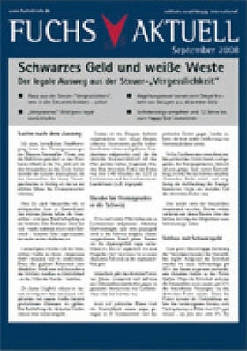 Redaktion Fuchsbriefe: Schwarzes Geld & weiße Weste | Buch | 978-3-8349-1402-6 | sack.de