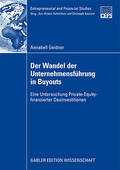 Geidner |  Geidner, A: Wandel der Unternehmensführung in Buyouts | Buch |  Sack Fachmedien