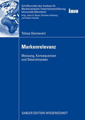 Donnevert |  Markenrelevanz | Buch |  Sack Fachmedien