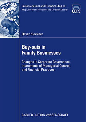 Klöckner | Klöckner, O: Buy-outs in Family Businesses | Buch | 978-3-8349-1627-3 | sack.de