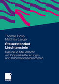 Langer / Hosp LL.M. |  Steuerstandort Liechtenstein | Buch |  Sack Fachmedien