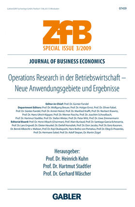 Kuhn / Stadtler / Wäscher |  Operations Research in der Betriebswirtschaft | Buch |  Sack Fachmedien
