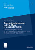 Zarbafi |  Zarbafi, E: Responsible Investment and the Claim of Corporat | Buch |  Sack Fachmedien