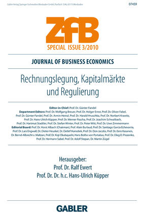 Ewert / Küpper | Rechnungslegung, Kapitalmärkte und Regulierung | Buch | 978-3-8349-1999-1 | sack.de