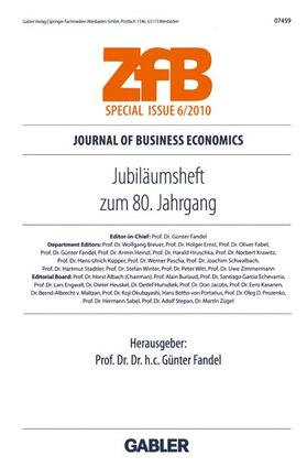 Fandel | Jubiläumsheft zum 80. Jahrgang | Buch | 978-3-8349-2000-3 | sack.de