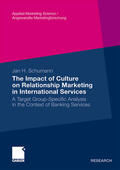 Schumann |  Schumann, J: Impact of Culture on Relationship Marketing in | Buch |  Sack Fachmedien