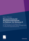 Rittmann |  Rittmann, M: Neuausrichtung der Versicherungsaufsicht im Rah | Buch |  Sack Fachmedien