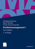 Breuer / Schuhmacher / Gürtler |  Portfoliomanagement I | Buch |  Sack Fachmedien
