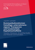Lammert |  Lammert, J: Kommunikationsformen freiwilliger unternehmensei | Buch |  Sack Fachmedien