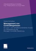 Schreiber |  Schreiber, D: Management von Controllingwissen | Buch |  Sack Fachmedien