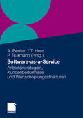 Buxmann / Benlian / Hess |  Software-as-a-Service | Buch |  Sack Fachmedien