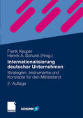 Schunk / Keuper |  Internationalisierung deutscher Unternehmen | Buch |  Sack Fachmedien