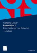 Breuer |  Investition I | Buch |  Sack Fachmedien
