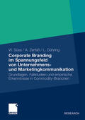 Süss / Dühring / Zerfaß |  Corporate Branding im Spannungsfeld von Unternehmens- und Marketingkommunikation | Buch |  Sack Fachmedien