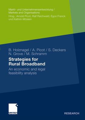 Holznagel / Picot / Deckers | Holznagel, B: Strategies for Rural Broadband | Buch | 978-3-8349-2419-3 | sack.de