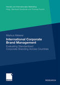 Meierer |  Meierer, M: International Corporate Brand Management | Buch |  Sack Fachmedien