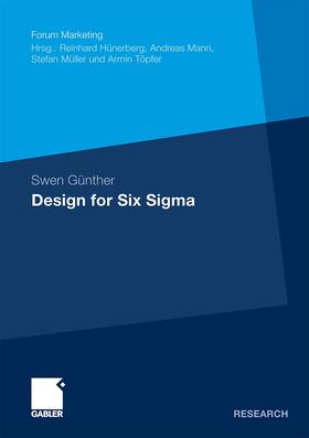 Günther | Günther, S: Design for Six Sigma | Buch | 978-3-8349-2507-7 | sack.de