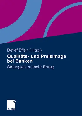 Effert |  Qualitäts- und Preisimage bei Banken | Buch |  Sack Fachmedien